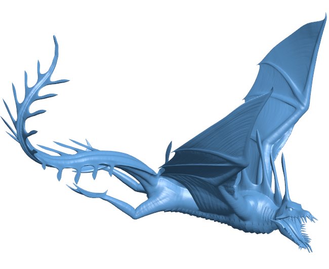 Dragon bones B0012376 3d model file for 3d printer