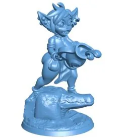 Female Goblin B0012334 3d model file for 3d printer