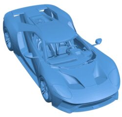 Ford gt rc car B0012466 3d model file for 3d printer