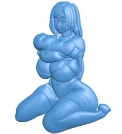 Girl A007039 download free stl files 3d model for CNC wood carving