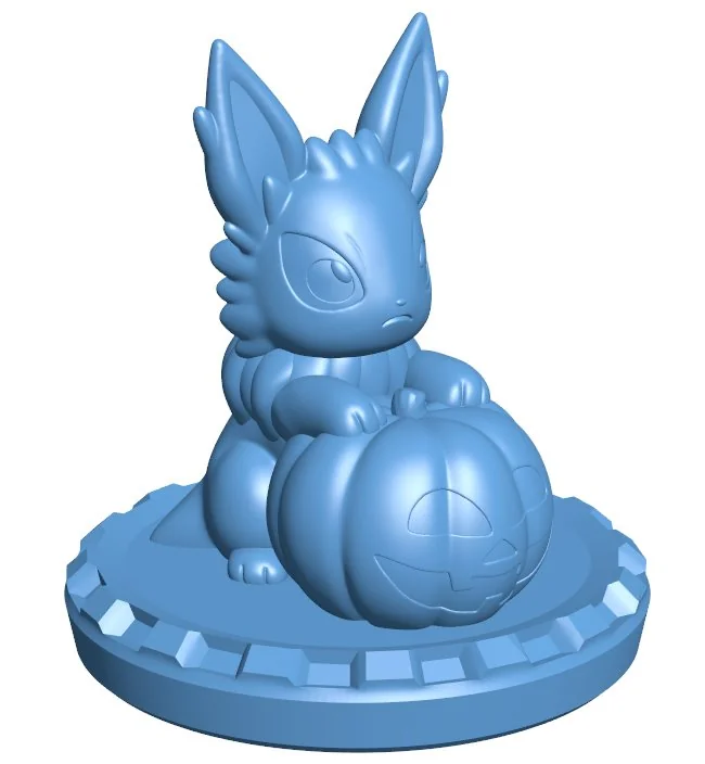 Halloween Jolteon - pokemon B0012377 3d model file for 3d printer