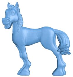 Horse T0012028 download free stl files 3d model for CNC wood carving
