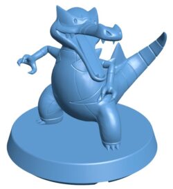 Krookodile – Pokemon B0012295 3d model file for 3d printer