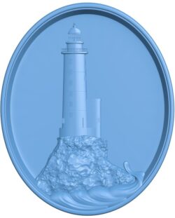 Lighthouse painting T0012163 download free stl files 3d model for CNC wood carving