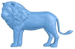 Lion T0012089 download free stl files 3d model for CNC wood carving