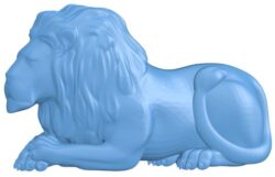 Lion T0012214 download free stl files 3d model for CNC wood carving