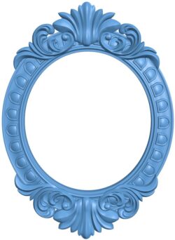 Mirror frame pattern T0012182 download free stl files 3d model for CNC wood carving