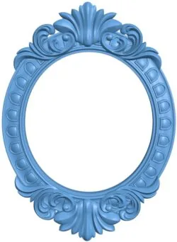 Mirror frame pattern T0012182 download free stl files 3d model for CNC wood carving