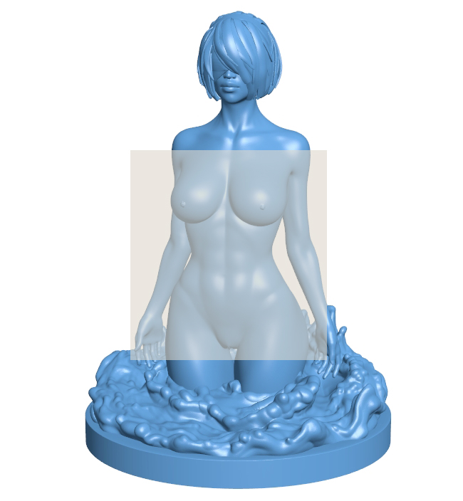 Nier Automata 2b Figure B0012442 3d model file for 3d printer