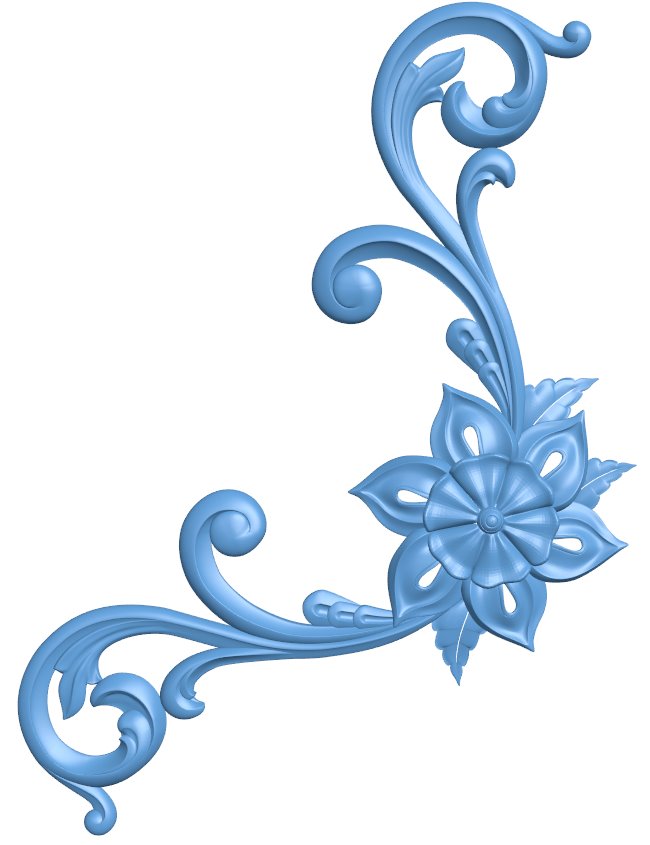 Pattern decor design T0012052 download free stl files 3d model for CNC wood carving