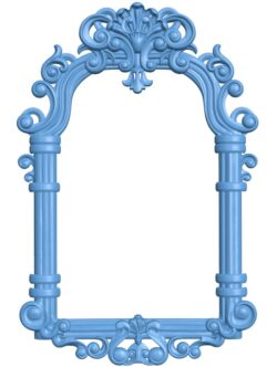 Picture frame or mirror T0012195 download free stl files 3d model for CNC wood carving