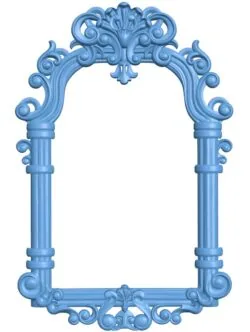 Picture frame or mirror T0012195 download free stl files 3d model for CNC wood carving