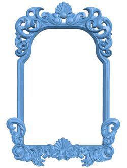Picture frame or mirror T0012197 download free stl files 3d model for CNC wood carving