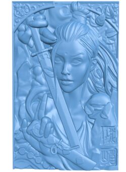 Picture of women T0011977 download free stl files 3d model for CNC wood carving