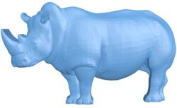 Rhino T0012100 download free stl files 3d model for CNC wood carving