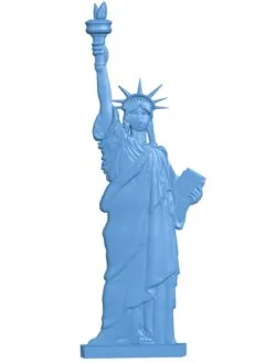 Statue of Liberty T0012177 download free stl files 3d model for CNC wood carving