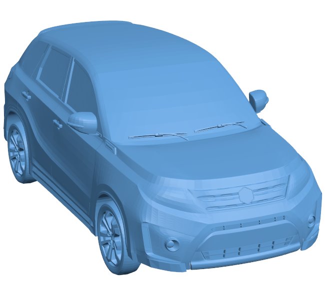 Suzuki Vitara - Car B0012345 3d model file for 3d printer