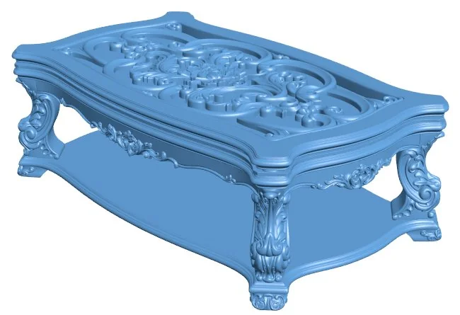 Table T0012179 download free stl files 3d model for CNC wood carving