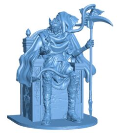 The demon lord and the scythe B0012381 3d model file for 3d printer