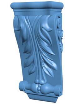 Top of the column T0012019 download free stl files 3d model for CNC wood carving