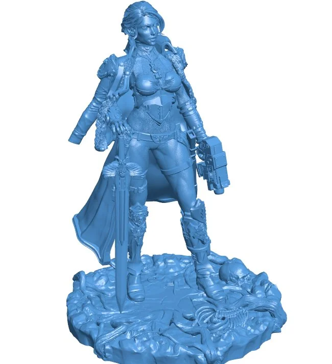 Warrior Aurora B0012462 file Obj or Stl free download 3D Model for CNC and 3d printer