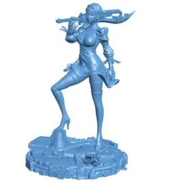 Warrior of the machine world B0012405 3d model file for 3d printer