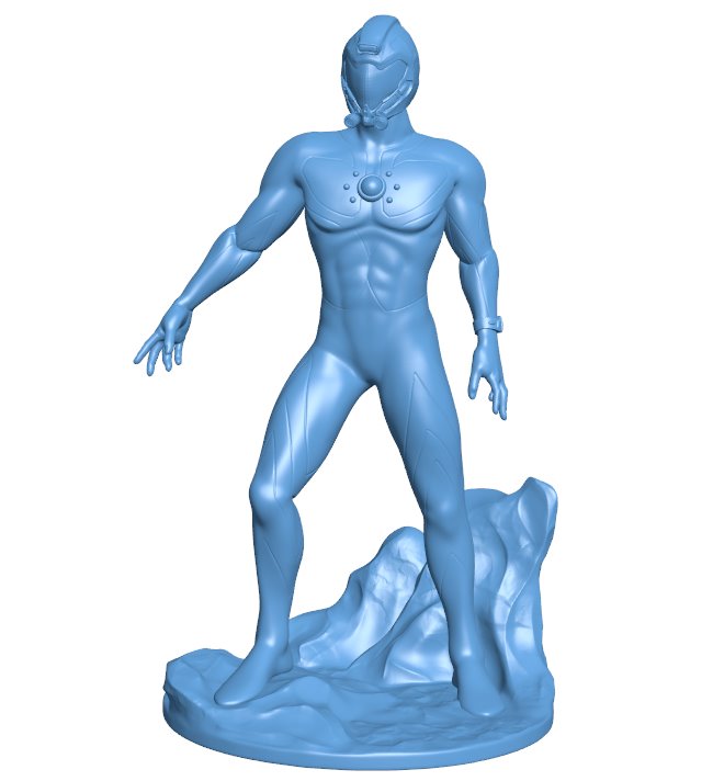 Water superhero B0012291 3d model file for 3d printer