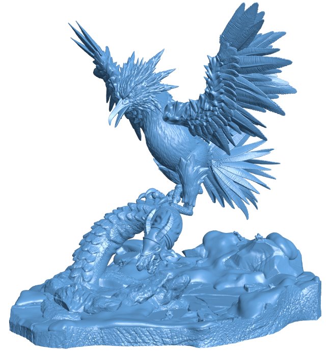 Zapdos B0012433 3d model file for 3d printer