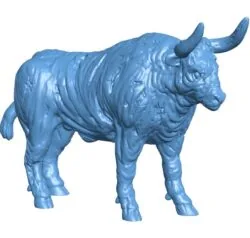 Zombie Bull B0012342 3d model file for 3d printer