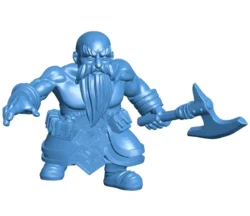 Axe Dwarf B0012505 3d model file for 3d printer