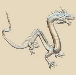 Chinese Dragon A007062 download free stl files 3d model for CNC wood