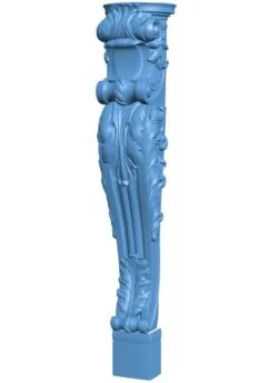 Column pattern T0012302 download free stl files 3d model for CNC wood carving