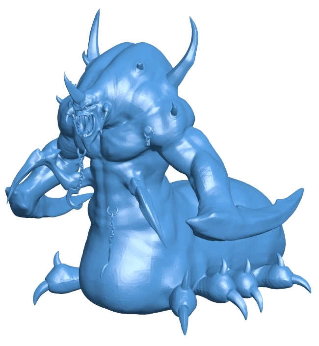 Duriel Demon - From Diablo 3 B0012572 3d model file for 3d printer