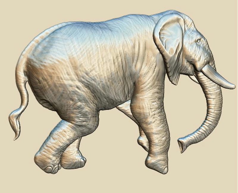 Elephants A007051 download free stl files 3d model for CNC wood