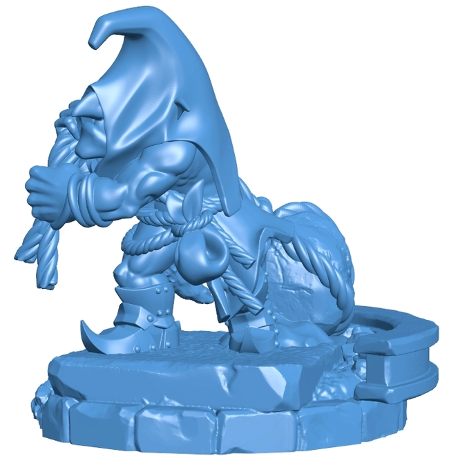 Goblin rock puller B0012549 3d model file for 3d printer