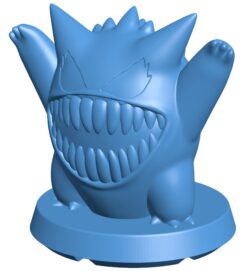 Halloween Horror Gengar – pokemon B0012489 3d model file for 3d printer