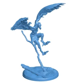 Harpies flap their wings B0012517 3d model file for 3d printer