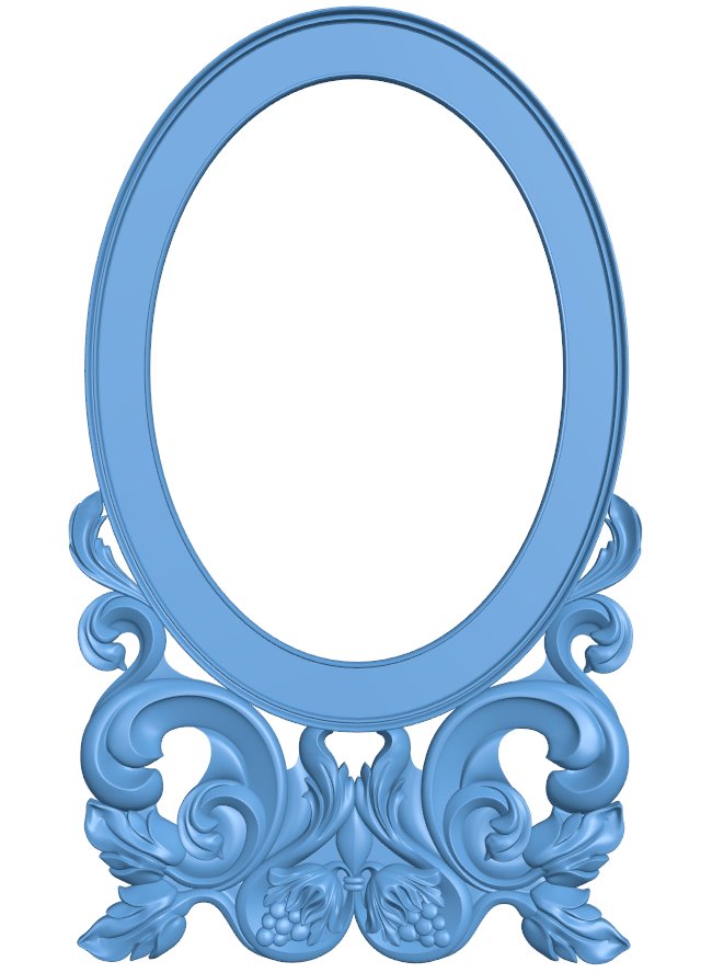 Mirror frame pattern T0012263 download free stl files 3d model for CNC wood carving