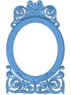 Mirror frame pattern T0012284 download free stl files 3d model for CNC wood carving