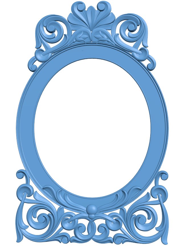 Mirror frame pattern T0012284 download free stl files 3d model for CNC wood carving