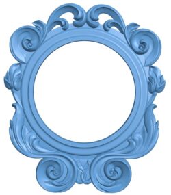 Mirror frame pattern T0012285 download free stl files 3d model for CNC wood carving