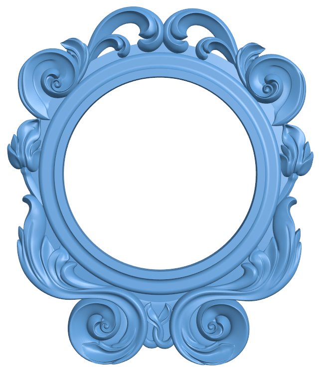 Mirror frame pattern T0012285 download free stl files 3d model for CNC wood carving