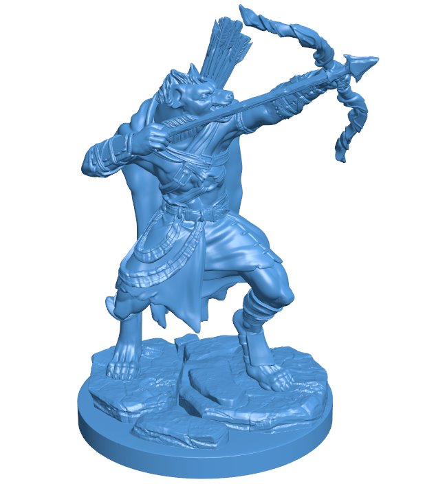 Old Wolf Archer B0012494 3d model file for 3d printer