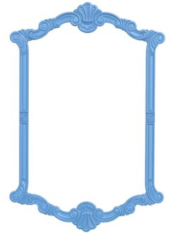 Picture frame or mirror T0012277 download free stl files 3d model for CNC wood carving