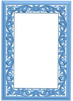 Picture frame or mirror T0012278 download free stl files 3d model for CNC wood carving