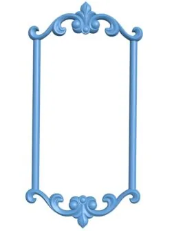 Picture frame or mirror T0012298 download free stl files 3d model for CNC wood carving