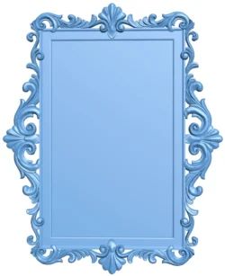 Picture frame or mirror T0012338 download free stl files 3d model for CNC wood carving