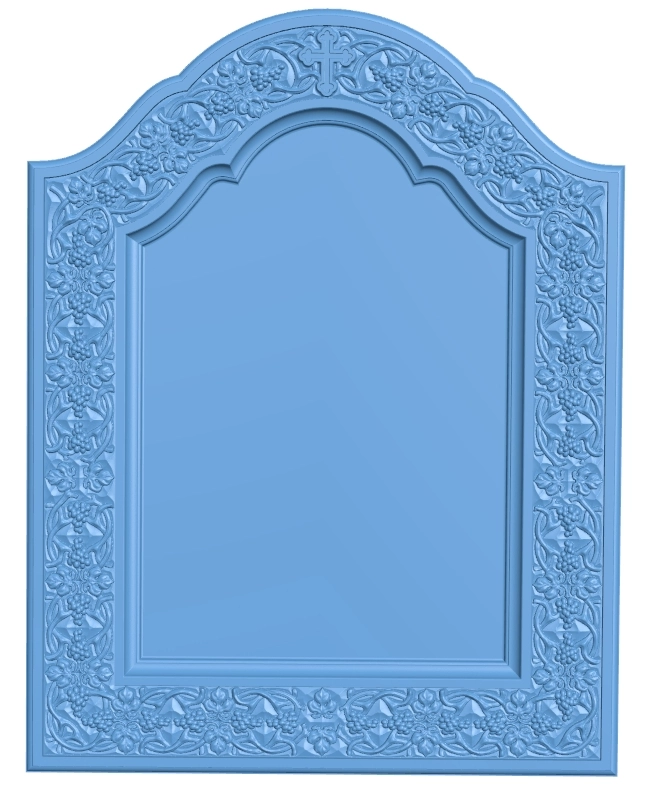 Picture frame or mirror T0012340 download free stl files 3d model for CNC wood carving