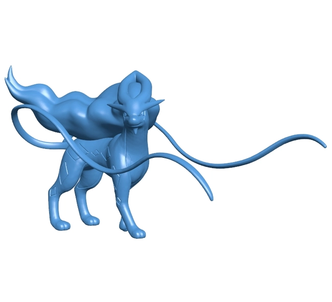 Suicune - pokemon B0012591 3d model file for 3d printer