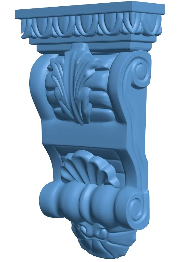 Top of the column T0012239 download free stl files 3d model for CNC wood carving